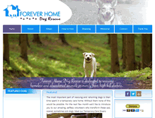 Tablet Screenshot of foreverhomedogs.org